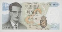 Gallery image for Belgium p138a: 20 Francs from 1964