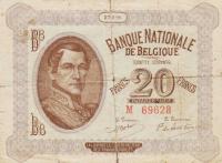 Gallery image for Belgium p83: 20 Francs