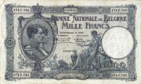 p96 from Belgium: 1000 Francs from 1922