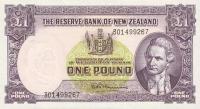 Gallery image for New Zealand p159d: 1 Pound from 1967