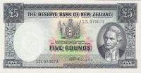 Gallery image for New Zealand p160d: 5 Pounds from 1967