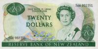 p173a from New Zealand: 20 Dollars from 1981