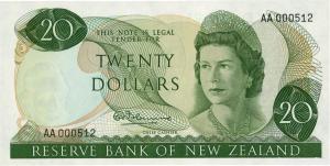 Gallery image for New Zealand p167a: 20 Dollars