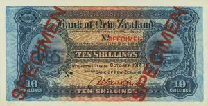 Gallery image for New Zealand pS222s: 10 Shillings