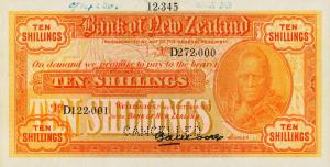 Gallery image for New Zealand pS232s: 10 Shillings