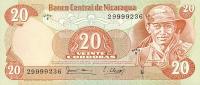 p135a from Nicaragua: 20 Cordobas from 1979