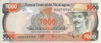 Gallery image for Nicaragua p146: 5000 Cordobas