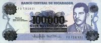 Gallery image for Nicaragua p159a: 100000 Cordobas