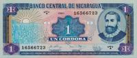 p173 from Nicaragua: 1 Cordoba from 1990