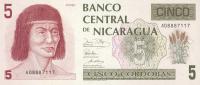 p174 from Nicaragua: 5 Cordobas from 1991