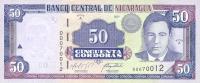 p189Aa from Nicaragua: 50 Cordobas from 2001