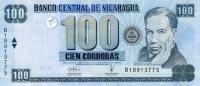 p199 from Nicaragua: 100 Cordobas from 2006