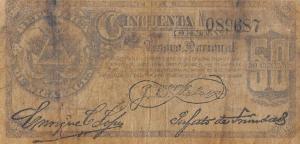 p19b from Nicaragua: 50 Centavos from 1894