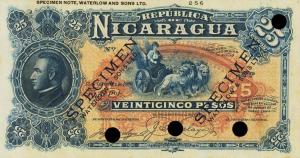 Gallery image for Nicaragua p32ct: 25 Pesos