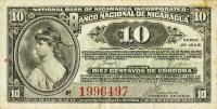 p87a from Nicaragua: 10 Centavos from 1938