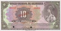 p94s2 from Nicaragua: 10 Cordobas from 1945