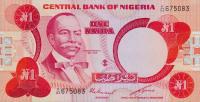 Gallery image for Nigeria p19b: 1 Naira