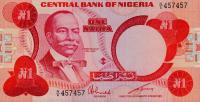 p19c from Nigeria: 1 Naira from 1979