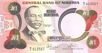 Gallery image for Nigeria p23b: 1 Naira