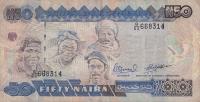 p27c from Nigeria: 50 Naira from 1991