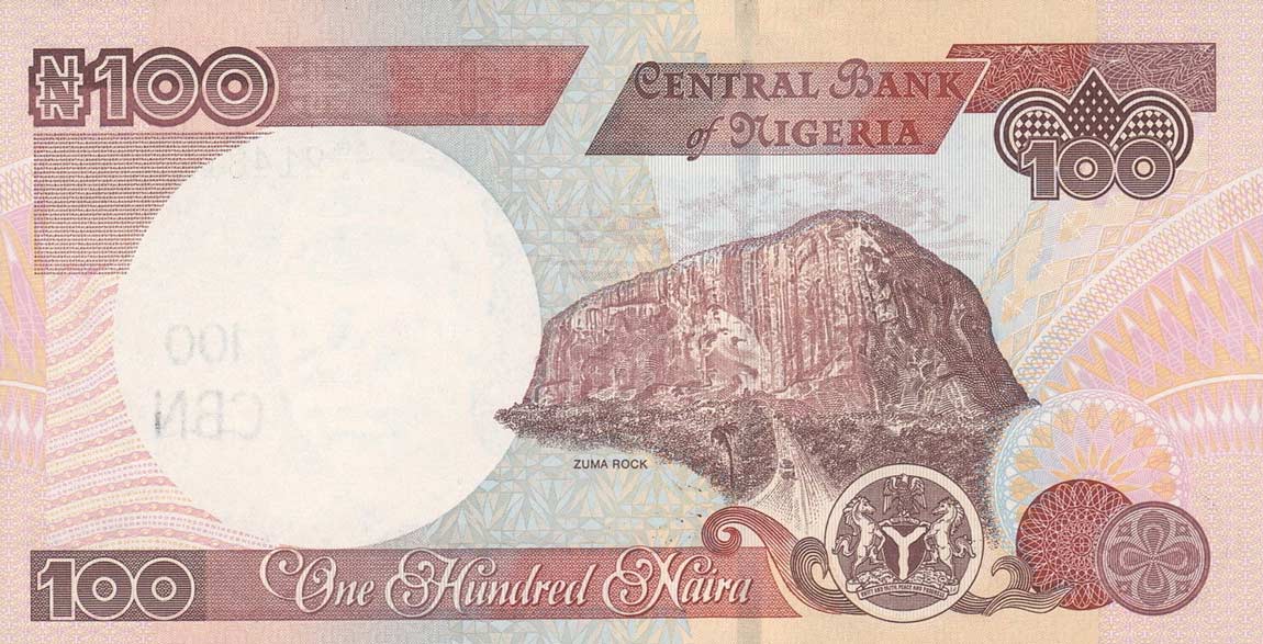 Back of Nigeria p28b: 100 Naira from 2000