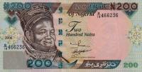 p29a from Nigeria: 200 Naira from 2000