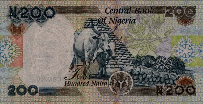 Back of Nigeria p29b: 200 Naira from 2003