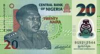 p34a from Nigeria: 20 Naira from 2006