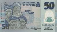 Gallery image for Nigeria p40e: 50 Naira