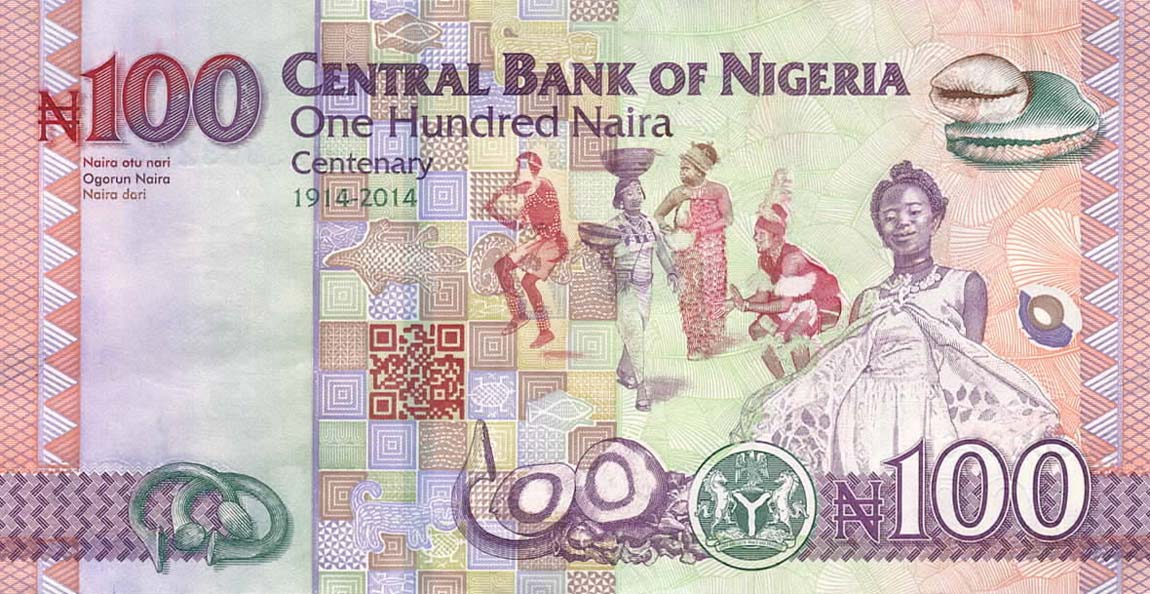 Back of Nigeria p41b: 100 Naira from 2019