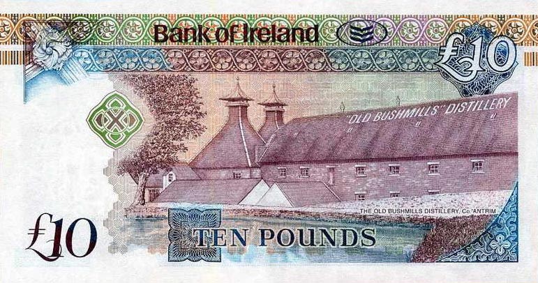 Back of Northern Ireland p84a: 10 Pounds from 2008