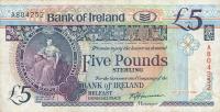 p70a from Northern Ireland: 5 Pounds from 1990
