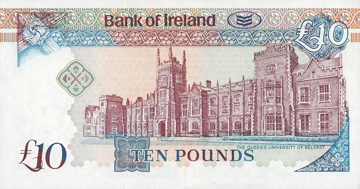 Back of Northern Ireland p79Ab: 10 Pounds from 2005