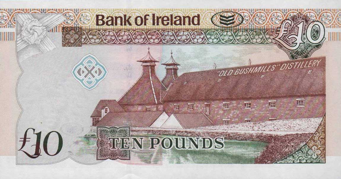 Back of Northern Ireland p87a: 10 Pounds from 2013