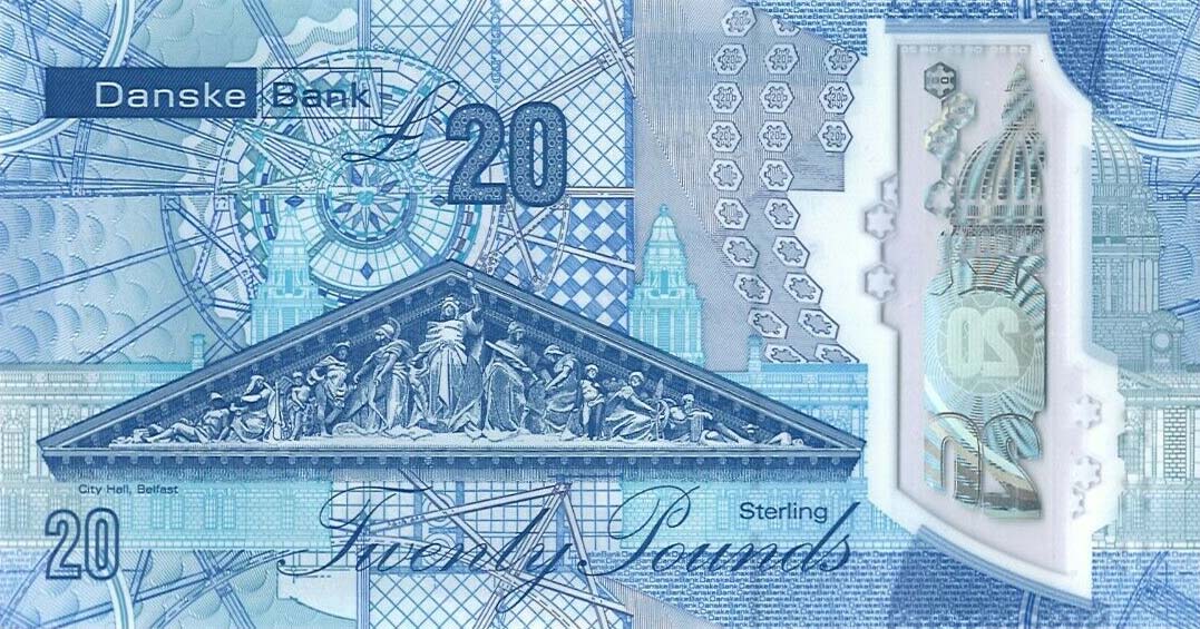 Back of Northern Ireland p215: 20 Pounds from 2019