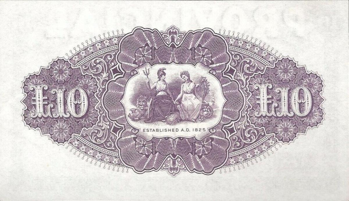 Back of Northern Ireland p233b: 10 Pounds from 1934