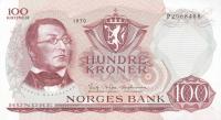 p38d from Norway: 100 Krone from 1970