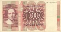 p41c from Norway: 100 Krone from 1981