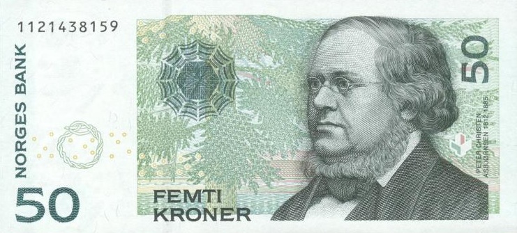 Front of Norway p46c: 50 Krone from 2003