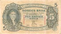 Gallery image for Norway p7a: 5 Kroner