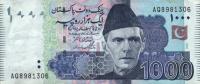 p50c from Pakistan: 1000 Rupees from 2008