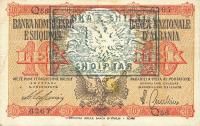 p11A from Albania: 10 Leke from 1945