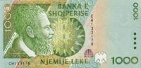 p65a from Albania: 1000 Leke from 1996