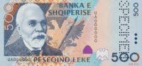 p68s from Albania: 500 Leke from 2001