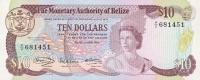 Gallery image for Belize p40a: 10 Dollars