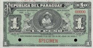 Gallery image for Paraguay p106s1: 1 Peso