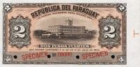 Gallery image for Paraguay p107s2: 2 Pesos