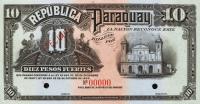 p150s from Paraguay: 10 Pesos from 1920