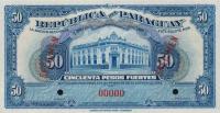 Gallery image for Paraguay p165s: 50 Pesos