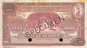 Gallery image for Paraguay p191s: 1000 Guarani
